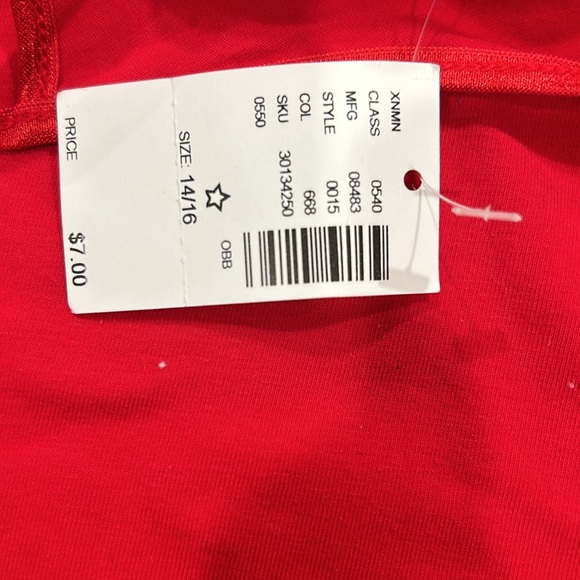 14/16 Red Justice Cami Tanktop - Picture 4 of 4